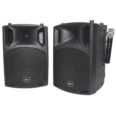 Qtx PAV10 Portable PA - Bluetooth, CD/DVD, 2x10" Speakers Qtx PAV10 Portable PA - Bluetooth, CD/DVD, 2x10" Speakers