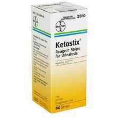 Bayer Ketostix Bandelettes Réactives - Analyse Urinaire - 50 Tests - Publicité Bayer Ketostix Bandelettes Réactives - Analyse Urinaire - 50 Tests - Publicité