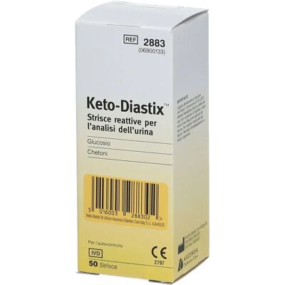 Bayer Bandelettes Urinaire Keto-Diastix - Pack de 50 - Publicité Bayer Bandelettes Urinaire Keto-Diastix - Pack de 50 - Publicité