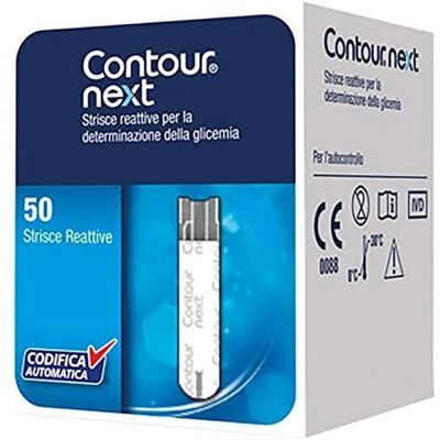 Strisce di glucosio nel sangue Ascensia Contour Next - 50 pezzi Strisce di glucosio nel sangue Ascensia Contour Next - 50 pezzi