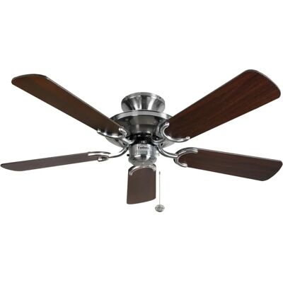 Fantasia Steel/Dark Oak Ceiling Fan Mayfair - 107cm - Ceiling Fan Fantasia Steel/Dark Oak Ceiling Fan Mayfair - 107cm - Ceiling Fan