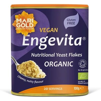 Marigold Engevita Yeast Flakes Organic - 100g Marigold Engevita Yeast Flakes Organic - 100g