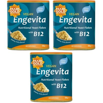 Marigold Engevita Yeast Flakes with B12 - 100g Marigold Engevita Yeast Flakes with B12 - 100g