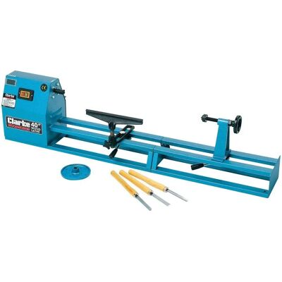 Clarke Cwl1000b 40" Wood Lathe - 1000mm, 4 Speeds Clarke Cwl1000b 40" Wood Lathe - 1000mm, 4 Speeds
