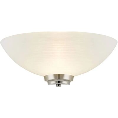 Lampada da Parete Endon Lighting Welles - Satin Chrome E27 Interno Lampada da Parete Endon Lighting Welles - Satin Chrome E27 Interno