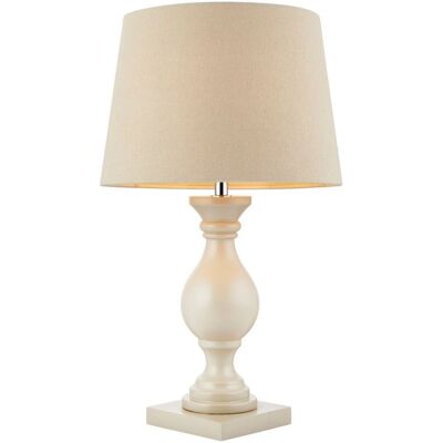 Lampe de table Marsham d'Endon Lighting - Ivoire - E14 - Publicité Lampe de table Marsham d'Endon Lighting - Ivoire - E14 - Publicité