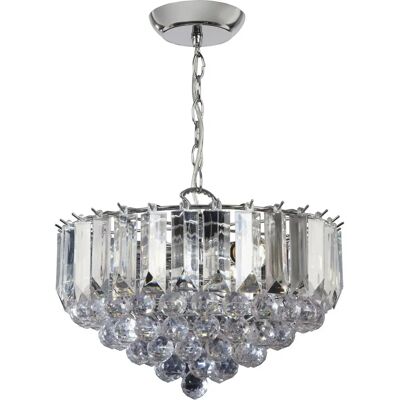 Suspension chromée réglable Fargo-14CH de Endon Lighting - Publicité Suspension chromée réglable Fargo-14CH de Endon Lighting - Publicité