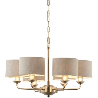 Lustre suspendu à bras multiples Netlighting Highclere - Lustre - Publicité Lustre suspendu à bras multiples Netlighting Highclere - Lustre - Publicité
