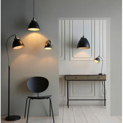 Netlighting Franklin Lampadaire - Peltre vieilli, Noir - Lampadaire - Publicité Netlighting Franklin Lampadaire - Peltre vieilli, Noir - Lampadaire - Publicité