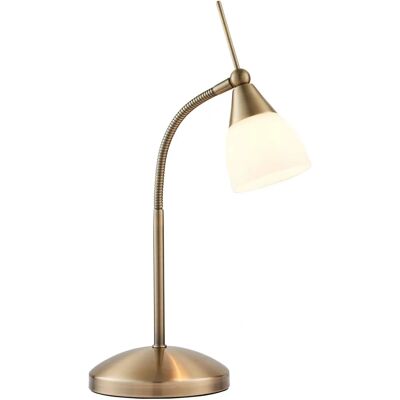 Lampada da tavolo ottone antico 652-TLAN - Endon Lighting Lampada da tavolo ottone antico 652-TLAN - Endon Lighting