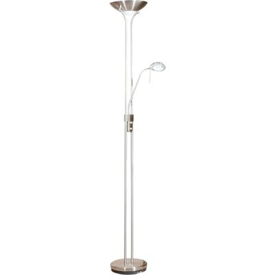 Netlighting Rome Lampada da terra Madre e Figlio Satin Chrome - G9, 180cm, Acciaio Netlighting Rome Lampada da terra Madre e Figlio Satin Chrome - G9, 180cm, Acciaio