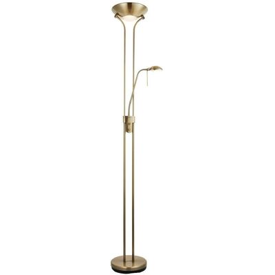 Endon Collection Lighting Rome Mother and Child Floor Lamp - Antique Brass - G9 - Floor Lamp Endon Collection Lighting Rome Mother and Child Floor Lamp - Antique Brass - G9 - Floor Lamp