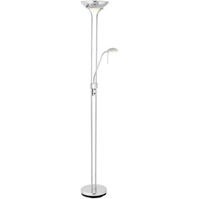 Lampada da terra Netlighting Rome Grigia - Cromo, Vetro Opale, G9 Lampada da terra Netlighting Rome Grigia - Cromo, Vetro Opale, G9