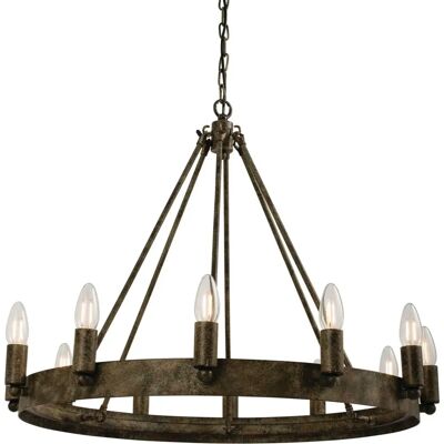 Endon Lighting Chevalier 12 Light Pendant - Aged Metal Endon Lighting Chevalier 12 Light Pendant - Aged Metal