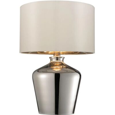 Lampa Stołowa Waldorf od Endon - Szkło Chromowane - E27 - 60W Lampa Stołowa Waldorf od Endon - Szkło Chromowane - E27 - 60W