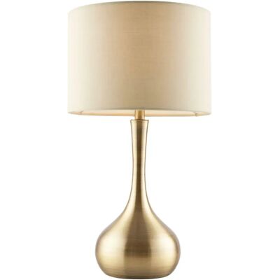 Endon Cagney Gold Touch Lampka Stołowa Mosiężna Miękka - Lampka Stołowa Endon Cagney Gold Touch Lampka Stołowa Mosiężna Miękka - Lampka Stołowa