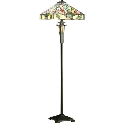 Interiors 1900 Lighting Willow - 2 Light Floor Lamp Dark Bronze - Floor Lamp Interiors 1900 Lighting Willow - 2 Light Floor Lamp Dark Bronze - Floor Lamp