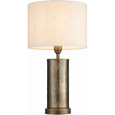 Endon Endura - 1 Lampa Stołowa Mosiądz Połysk - Hammered Bronze - E27 Endon Endura - 1 Lampa Stołowa Mosiądz Połysk - Hammered Bronze - E27