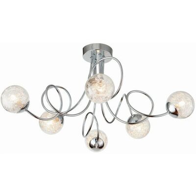 Endon Auria LED 6 Luce Semi incasso Cromo Endon Auria LED 6 Luce Semi incasso Cromo