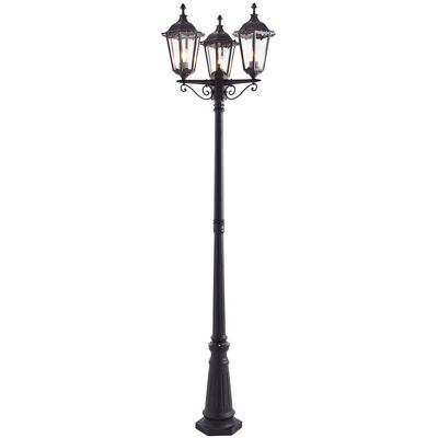 Lampe de sol extérieur Netlighting Burford - 3 lumières Dimmable Noire - Publicité Lampe de sol extérieur Netlighting Burford - 3 lumières Dimmable Noire - Publicité