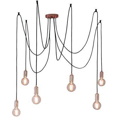 Lampadario a 6 luci Endon Lighting Studio - Lampada da soffitto Lampadario a 6 luci Endon Lighting Studio - Lampada da soffitto
