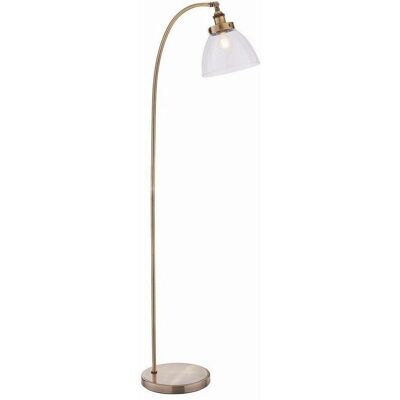 Lampadaire Hansen - 1 Lumière - Laiton Antique - Verre - E27 - Publicité Lampadaire Hansen - 1 Lumière - Laiton Antique - Verre - E27 - Publicité