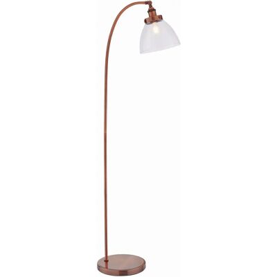 Lampadaire en Verre Cuivre Vieilli Endon Hansen - Lampadaire - Publicité Lampadaire en Verre Cuivre Vieilli Endon Hansen - Lampadaire - Publicité
