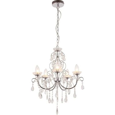 National Lighting - Isabelle - 5 Way - Pendant Chandelier National Lighting - Isabelle - 5 Way - Pendant Chandelier