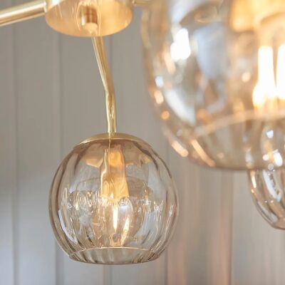 Endon Lighting Dimple 5-punktowy sufitowy żyrandol - Lampka sufitowa Endon Lighting Dimple 5-punktowy sufitowy żyrandol - Lampka sufitowa