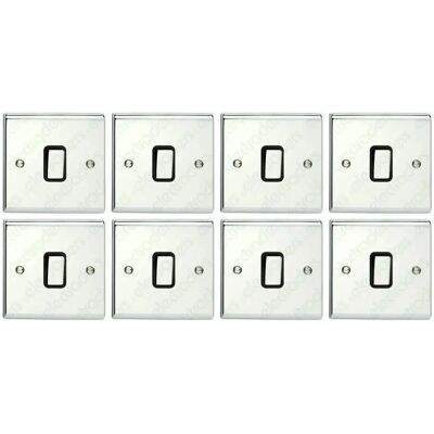 Deta Sd1203chb Light Switches - 10 Pack - Black Chrome Deta Sd1203chb Light Switches - 10 Pack - Black Chrome