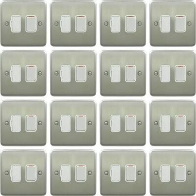 Deta - 1913SCW - 13 Amp - Satin Chrome - Switched Spur Connection Unit Deta - 1913SCW - 13 Amp - Satin Chrome - Switched Spur Connection Unit