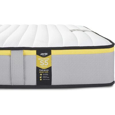 Jay-Be S5 Hybrid Eco-Friendly Mattress - Single Jay-Be S5 Hybrid Eco-Friendly Mattress - Single
