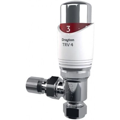 Drayton 0705150 White Chrome Thermostatic Radiator Valve - Thermostatic Radiator Valve Drayton 0705150 White Chrome Thermostatic Radiator Valve - Thermostatic Radiator Valve