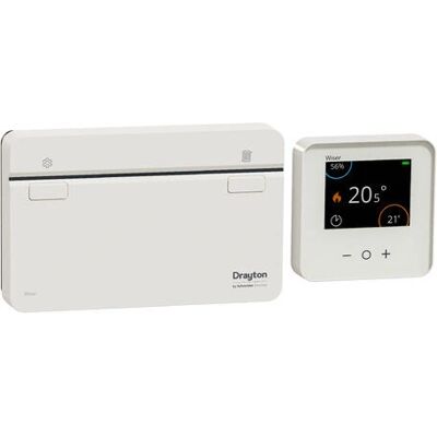 Drayton WT714R9K0902 Wireless White Thermostat - Thermostat Drayton WT714R9K0902 Wireless White Thermostat - Thermostat