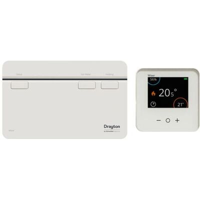 Drayton WT724R9K0902 Wireless White Thermostat - Thermostat Drayton WT724R9K0902 Wireless White Thermostat - Thermostat