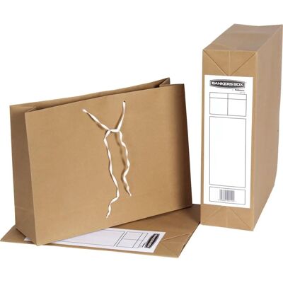Fellowes Bankers Box Aufbewahrungstasche - FSC-zertifiziert - 100% recycelbar - 25 Stück Fellowes Bankers Box Aufbewahrungstasche - FSC-zertifiziert - 100% recycelbar - 25 Stück