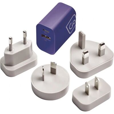 Go Travel Universal USB-C & A Ladegerät - Kompakt 20W Go Travel Universal USB-C & A Ladegerät - Kompakt 20W