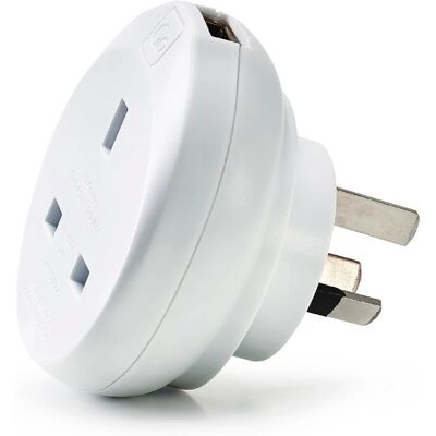 Go Travel UK Australia China Travel Adapter - USB Go Travel UK Australia China Travel Adapter - USB