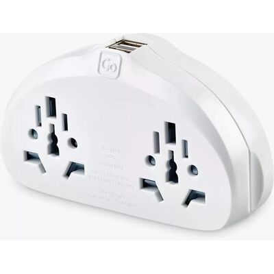 Go Travel Duo USB Weltreiseadapter - Reiseadapter Go Travel Duo USB Weltreiseadapter - Reiseadapter