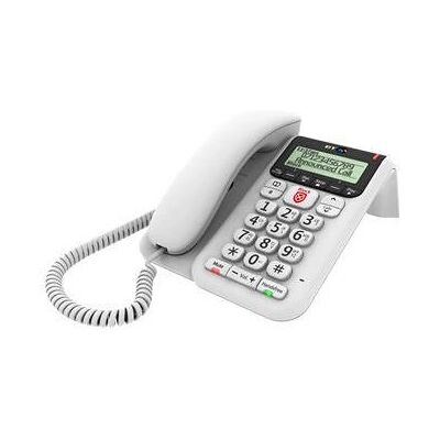 BT Decor 2600 White Corded Telephone - Nuisance Call Blocker BT Decor 2600 White Corded Telephone - Nuisance Call Blocker