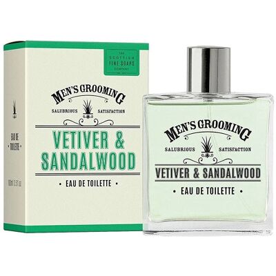 Eau de Toilette pour hommes Vetiver & Santal Scottish Fine Soaps (100ml) - Publicité Eau de Toilette pour hommes Vetiver & Santal Scottish Fine Soaps (100ml) - Publicité
