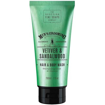 Scottish Fine Soaps Gel Douche et Cheveux Vetiver & Santal (200ml) - Publicité Scottish Fine Soaps Gel Douche et Cheveux Vetiver & Santal (200ml) - Publicité