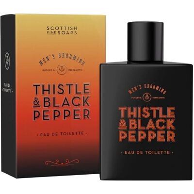 Scottish Fine Soaps Thistle & Black Pepper Eau de Toilette - Men's Fragrance 50ml Scottish Fine Soaps Thistle & Black Pepper Eau de Toilette - Men's Fragrance 50ml