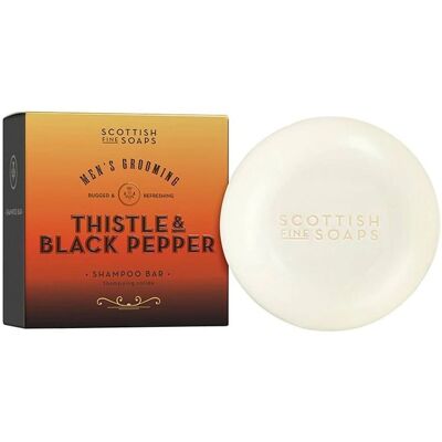 Scottish Fine Soaps - Thistle & Black Pepper - Shampoo Bar Scottish Fine Soaps - Thistle & Black Pepper - Shampoo Bar