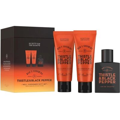 Scottish Fine Soaps Distel & Schwarzer Pfeffer Geschenkset - Körperpflege Scottish Fine Soaps Distel & Schwarzer Pfeffer Geschenkset - Körperpflege