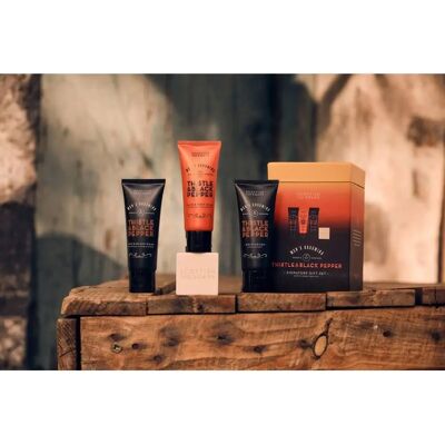 Set Cadou Scottish Fine Soaps Cardo & Piper Negru Set Cadou Scottish Fine Soaps Cardo & Piper Negru