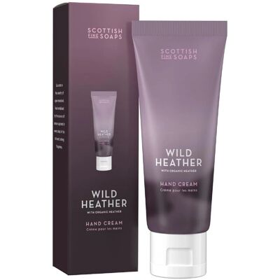 Scottish Fine Soaps Wild Heather Hand Cream 75ml Tube - Hand Cream Scottish Fine Soaps Wild Heather Hand Cream 75ml Tube - Hand Cream