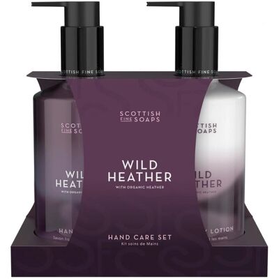 Scottish Fine Soaps Wild Heather Hand Care Set 2 x 300ml - Hand Care Set Scottish Fine Soaps Wild Heather Hand Care Set 2 x 300ml - Hand Care Set