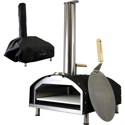 Statesman SKPO0W13SS Wood Pizza Oven - Pizza Oven Statesman SKPO0W13SS Wood Pizza Oven - Pizza Oven