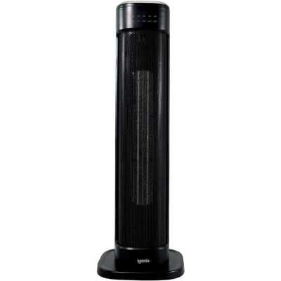 Igenix IGHT020DB Oscillating Tower Fan Heater - Heater Igenix IGHT020DB Oscillating Tower Fan Heater - Heater